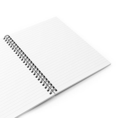 Faith Over Fear Spiral Notebook — Matthew 19:26 Inspirational Ruled Journal