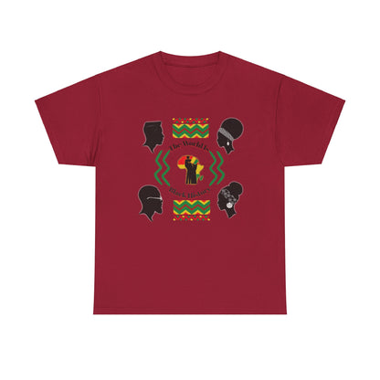 Unisex Heavy Cotton Tee - 'The World Is Black History' - Celebrate Culture & Heritage