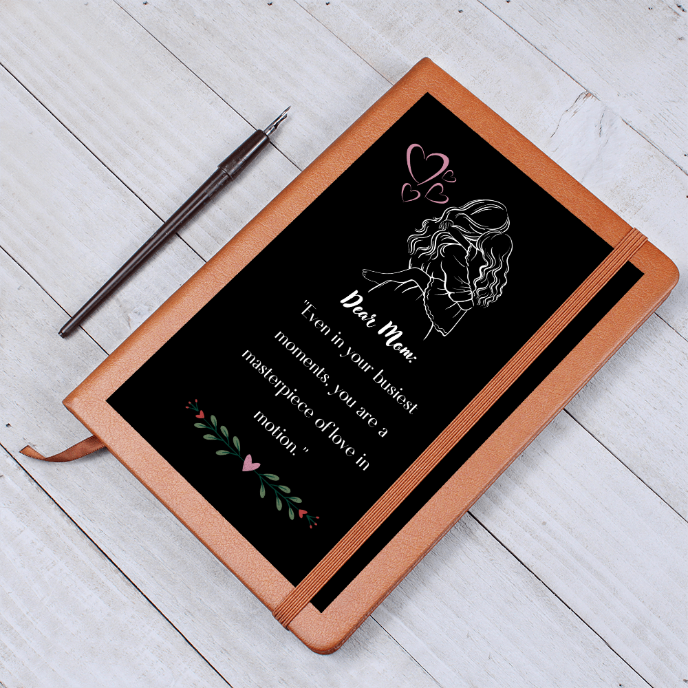 Vegan Leather Journal Love In Motion