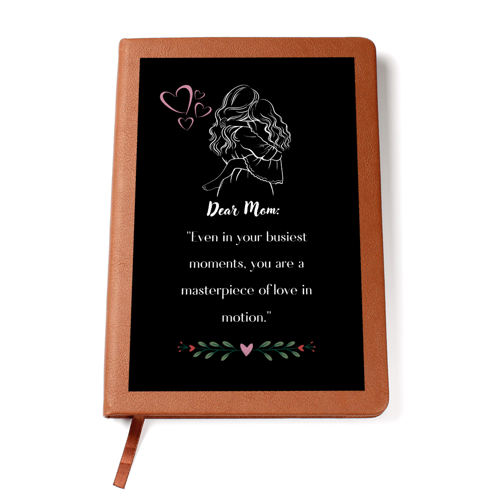 Vegan Leather Journal Love In Motion